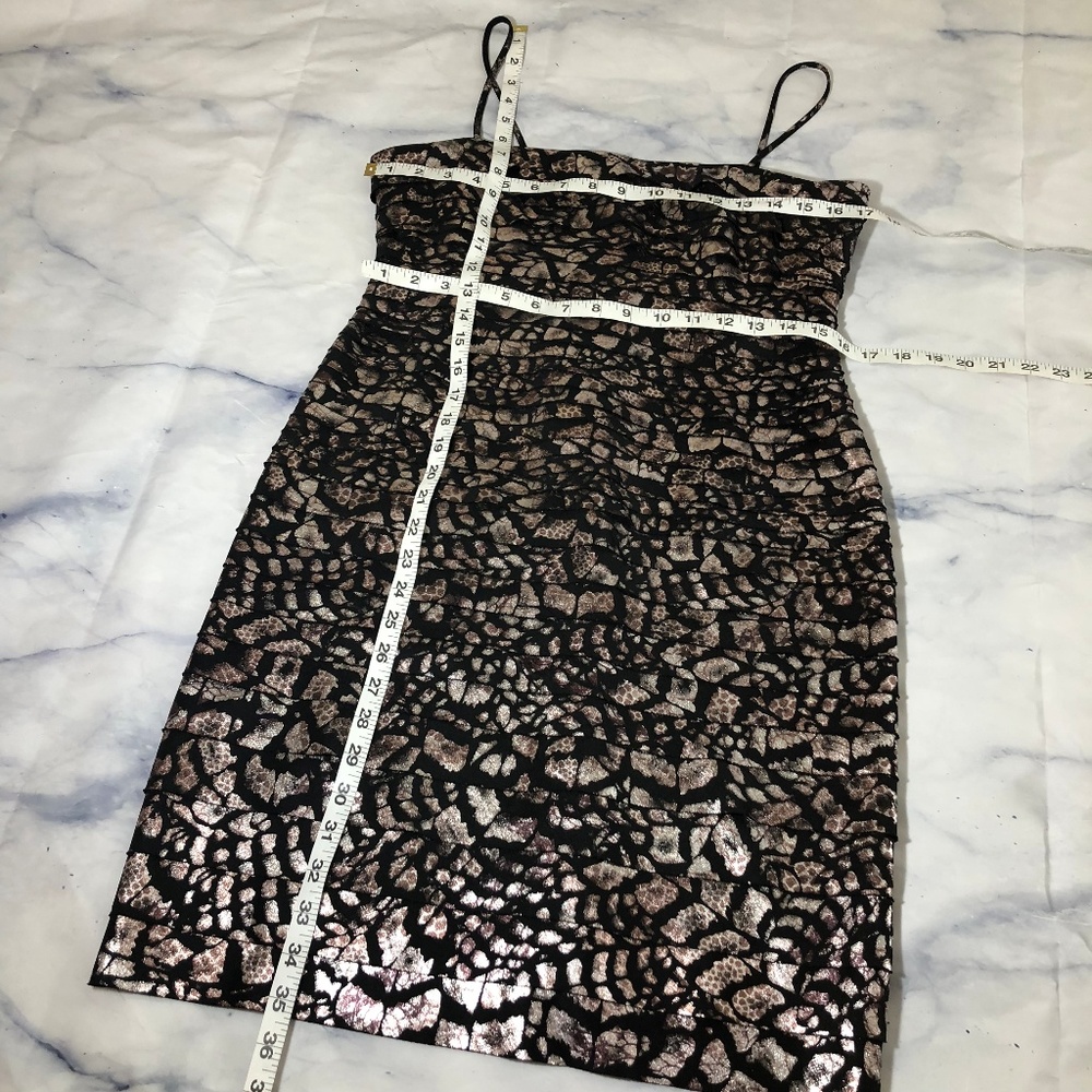 Dress Barn Collection Black & Metallic Pink Dress - Picture 4 of 8